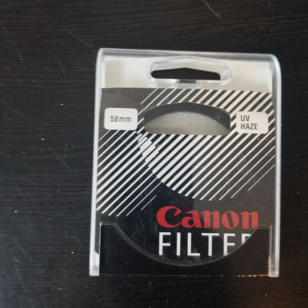 GENUINE CANON 58mm UV HAZE FILTER DIGITAL CAMERA LENS PROTECTOR
